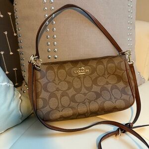 Coach Brown Signature Shoulder or Crossbody Bag